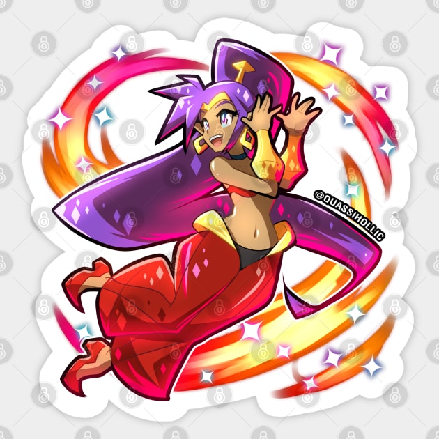 Shantae Sticker by QuasQuas